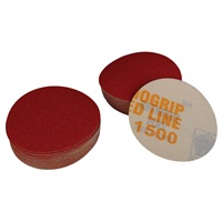 1500 Grit, 3" Dia Hook & Loop Sandpaper, 50 Pk